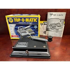 Top-O-Matic Best Cigarette Maker Tobacco Injector Machine Making King 100s 100mm